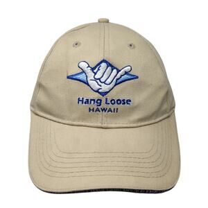 Hang Loose Hawaii Slideback Baseball Cap Brown One Size Adjustable Surfware